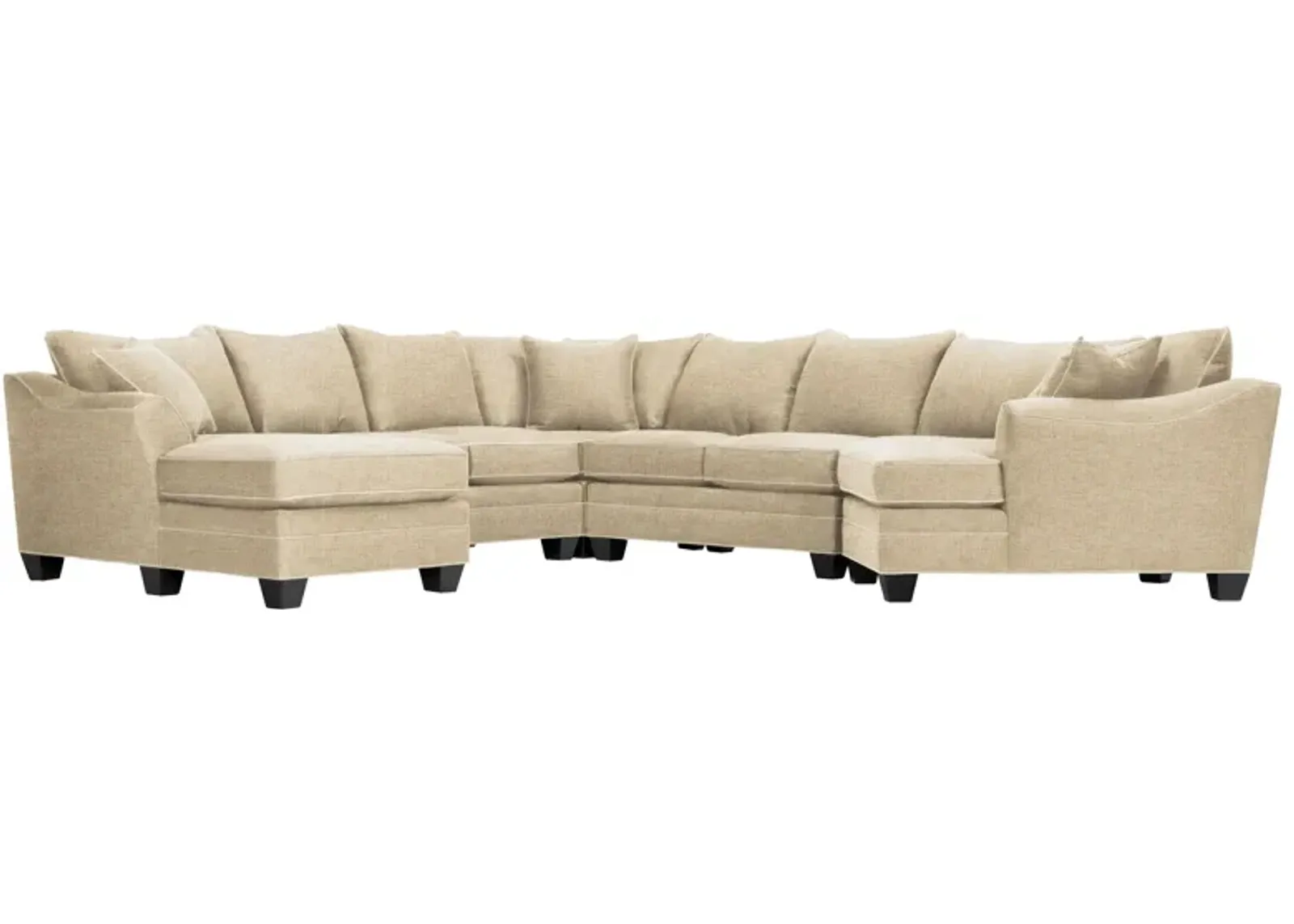 Foresthill 5-pc. Left Hand Facing Sectional Sofa in Santa Rosa Linen by H.M. Richards