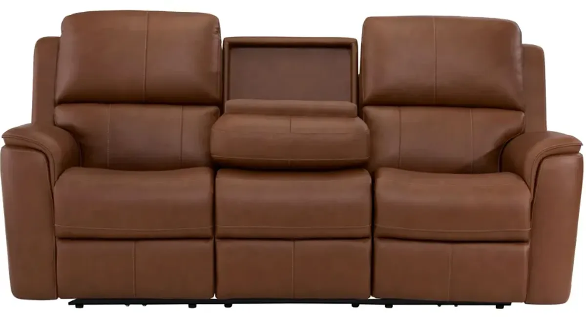 Henrick Triple Power Leather Living Room Set