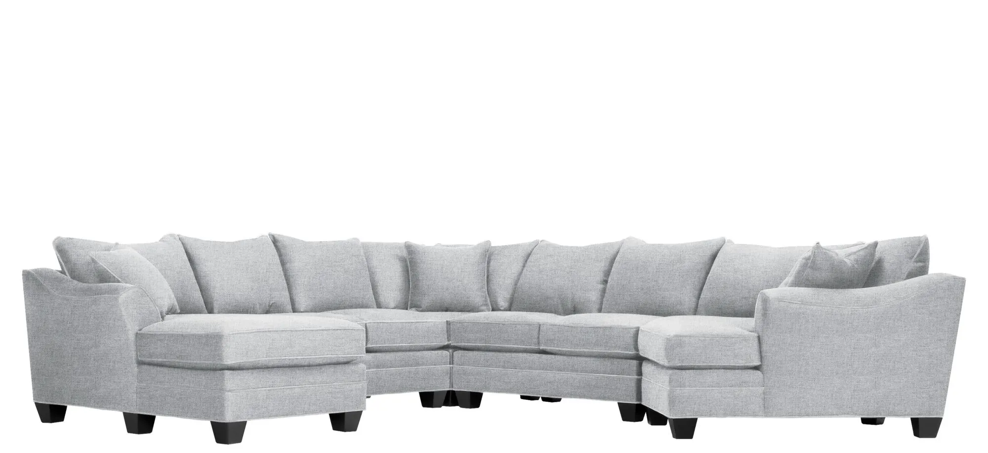 Foresthill 5-pc. Left Hand Facing Sectional Sofa in Santa Rosa Ash by H.M. Richards