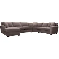 Artemis II 4-pc. Full Sleeper Sectional Sofa in Gypsy Truffle by Jonathan Louis