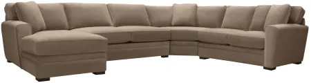 Artemis II 4-pc. Full Sleeper Sectional Sofa in Gypsy Taupe by Jonathan Louis
