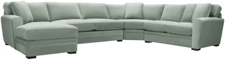 Artemis II 4-pc. Full Sleeper Sectional Sofa in Gypsy Seaspray by Jonathan Louis