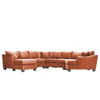 Foresthill 5-pc. Left Hand Facing Sectional Sofa in Santa Rosa Adobe by H.M. Richards
