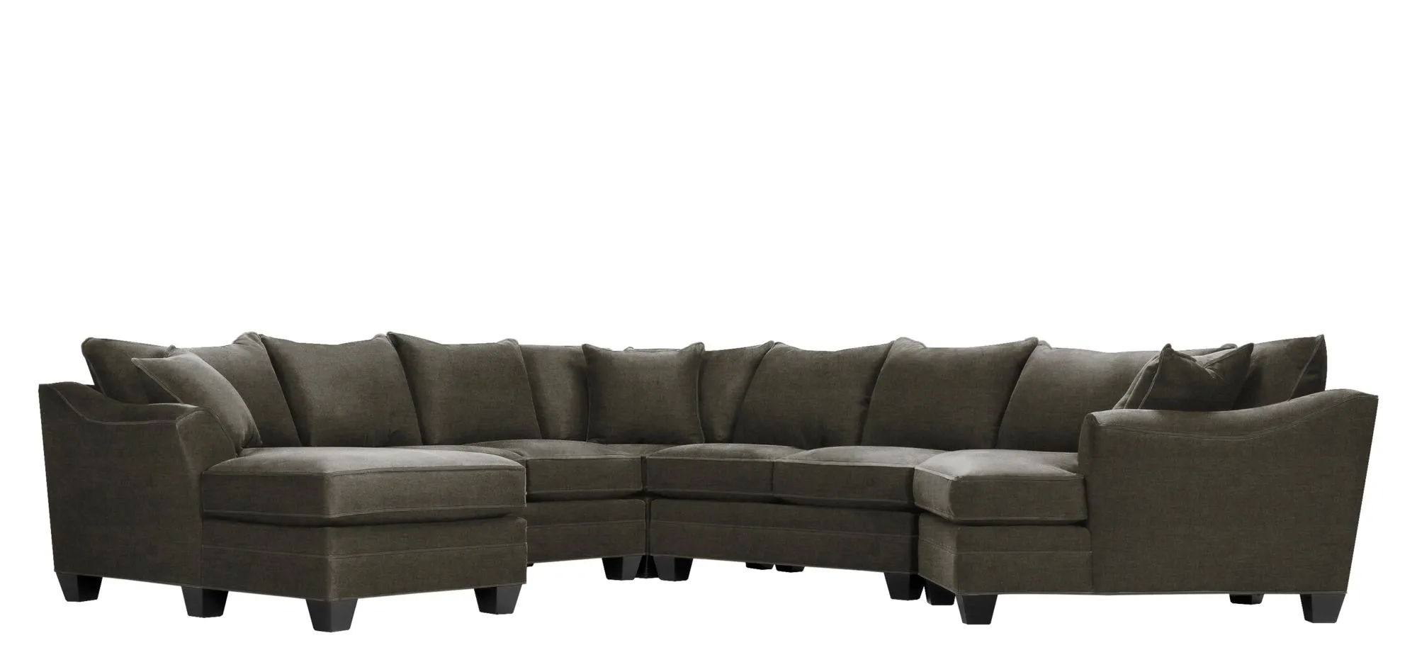 Foresthill 5-pc. Left Hand Facing Sectional Sofa in Santa Rosa Slate by H.M. Richards