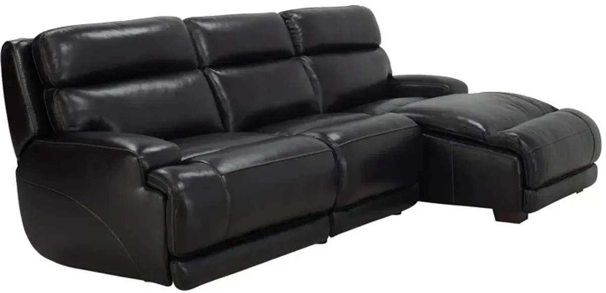 Tompkins Leather 3-pc. Sectional