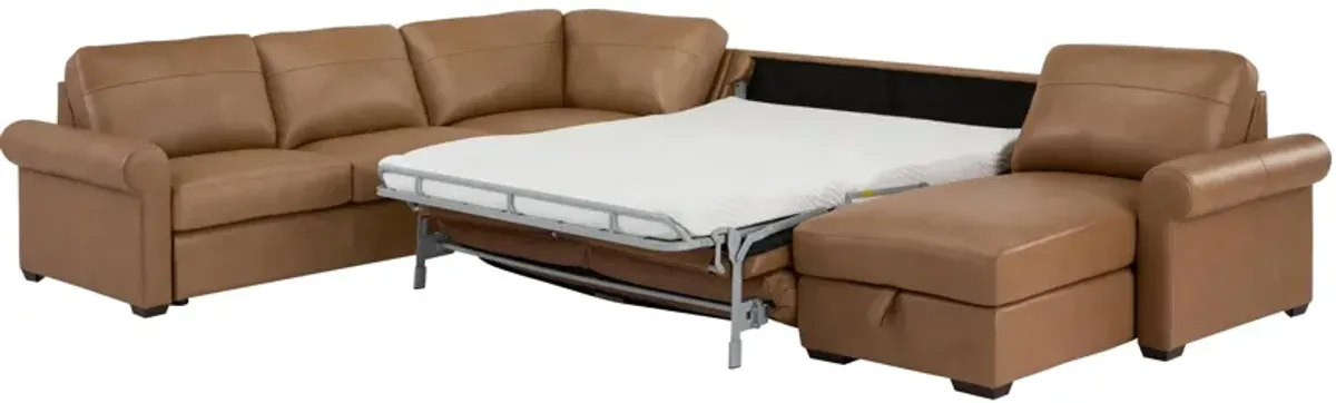 Harley 5-pc. Leather Sectional