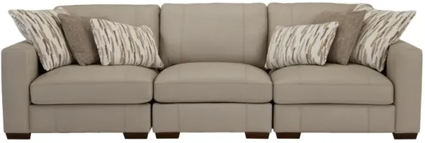 Oaklynn Leather 3-pc. Sectional