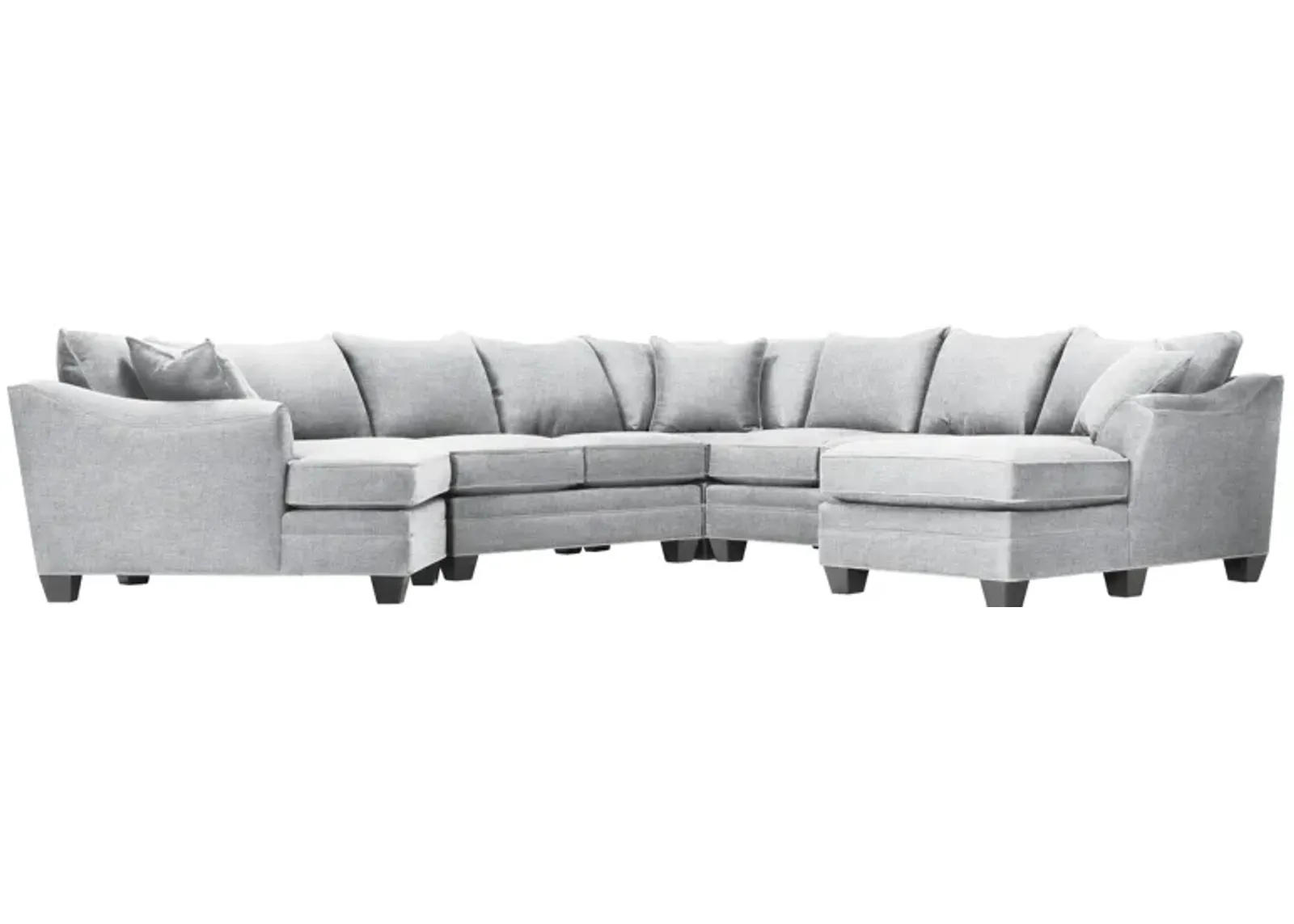 Foresthill 5-pc. Right Hand Facing Sectional Sofa in Santa Rosa Ash by H.M. Richards