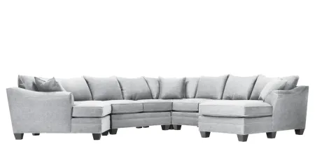 Foresthill 5-pc. Right Hand Facing Sectional Sofa in Santa Rosa Ash by H.M. Richards