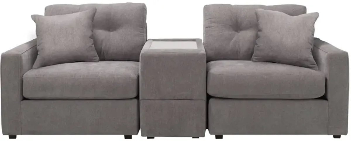 ModularOne 3-pc. Console Loveseat in Granite by H.M. Richards