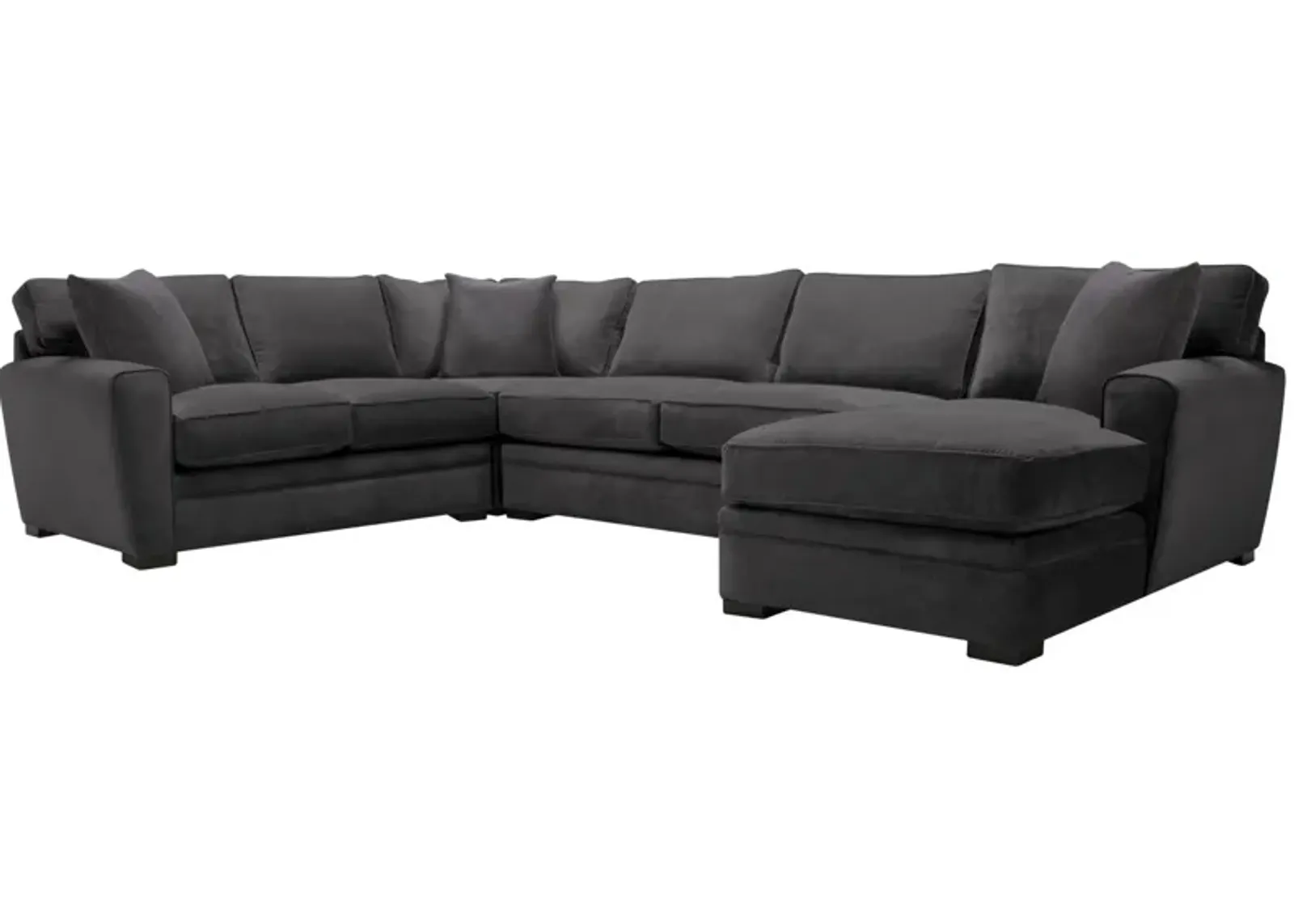 Artemis II 4-pc. Sectional in Gypsy Graphite by Jonathan Louis