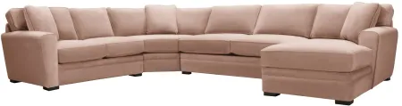 Artemis II 4-pc. Full Sleeper Sectional Sofa in Gypsy Blush by Jonathan Louis