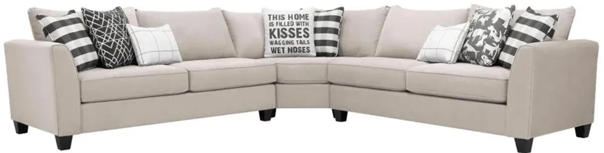 Daine 3-pc. Sectional Sofa