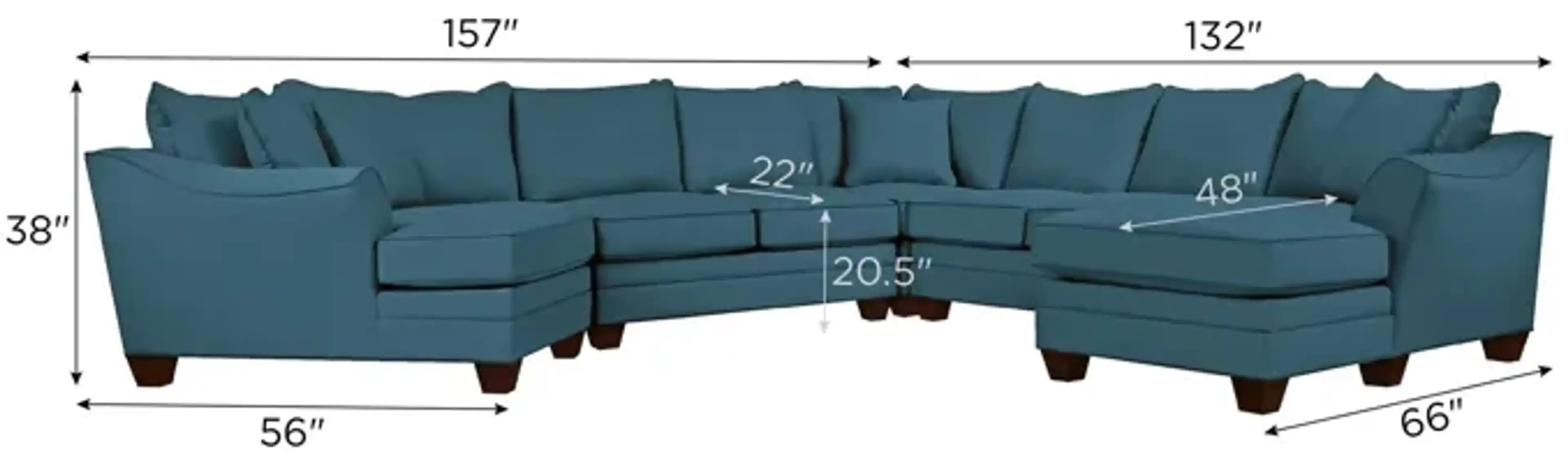 Foresthill 5 Pc Right Hand Facing Sectional Sofa Raymour And Flanigan ...
