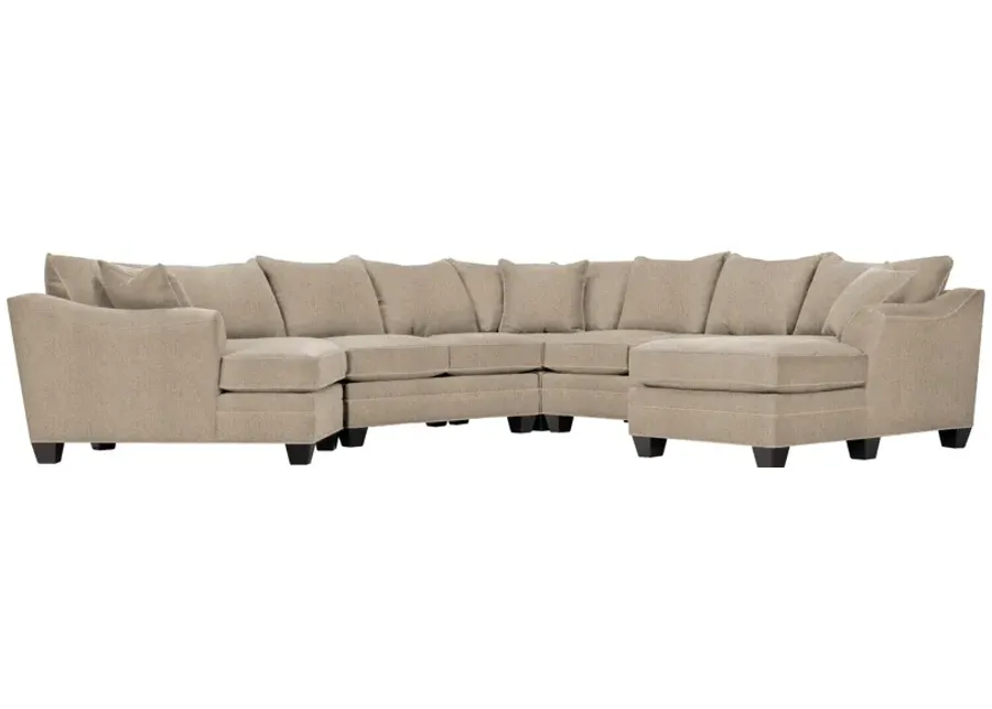 Foresthill 5-pc. Right Hand Facing Sectional Sofa in Sugar Shack Putty by H.M. Richards