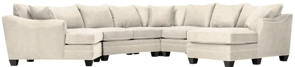 Foresthill 5-pc. Right Hand Facing Sectional Sofa in Sugar Shack Alabaster by H.M. Richards