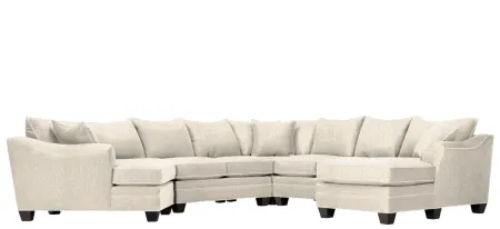 Foresthill 5-pc. Right Hand Facing Sectional Sofa in Sugar Shack Alabaster by H.M. Richards