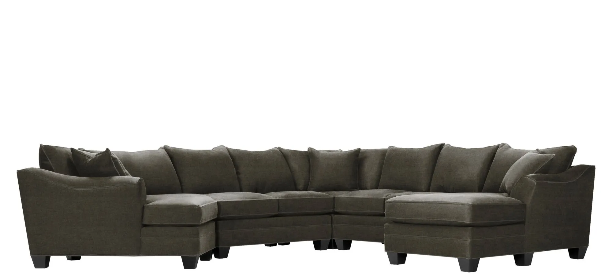 Foresthill 5-pc. Right Hand Facing Sectional Sofa in Santa Rosa Slate by H.M. Richards