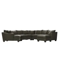 Foresthill 5-pc. Right Hand Facing Sectional Sofa in Santa Rosa Slate by H.M. Richards