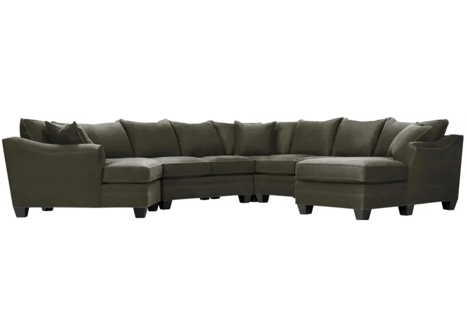 Foresthill 5-pc. Right Hand Facing Sectional Sofa in Santa Rosa Slate by H.M. Richards