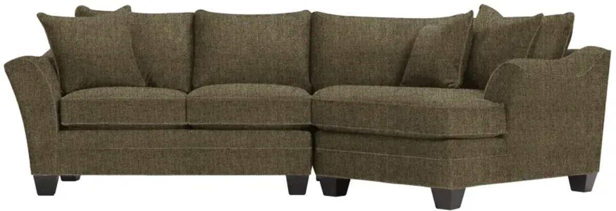 Foresthill 2-pc. Right Hand Cuddler Sectional Sofa in Sugar Shack Cafe by H.M. Richards