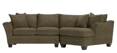 Foresthill 2-pc. Right Hand Cuddler Sectional Sofa in Sugar Shack Cafe by H.M. Richards