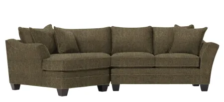 Foresthill 2-pc. Left Hand Cuddler Sectional Sofa in Sugar Shack Cafe by H.M. Richards