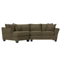 Foresthill 2-pc. Left Hand Cuddler Sectional Sofa in Sugar Shack Cafe by H.M. Richards