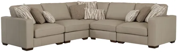 Oaklynn Leather 5-pc. Sectional