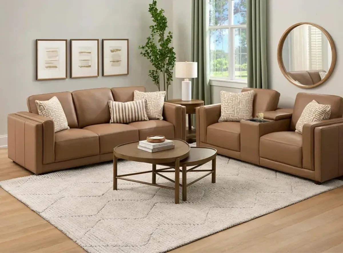 Marni Leather Living Room Set