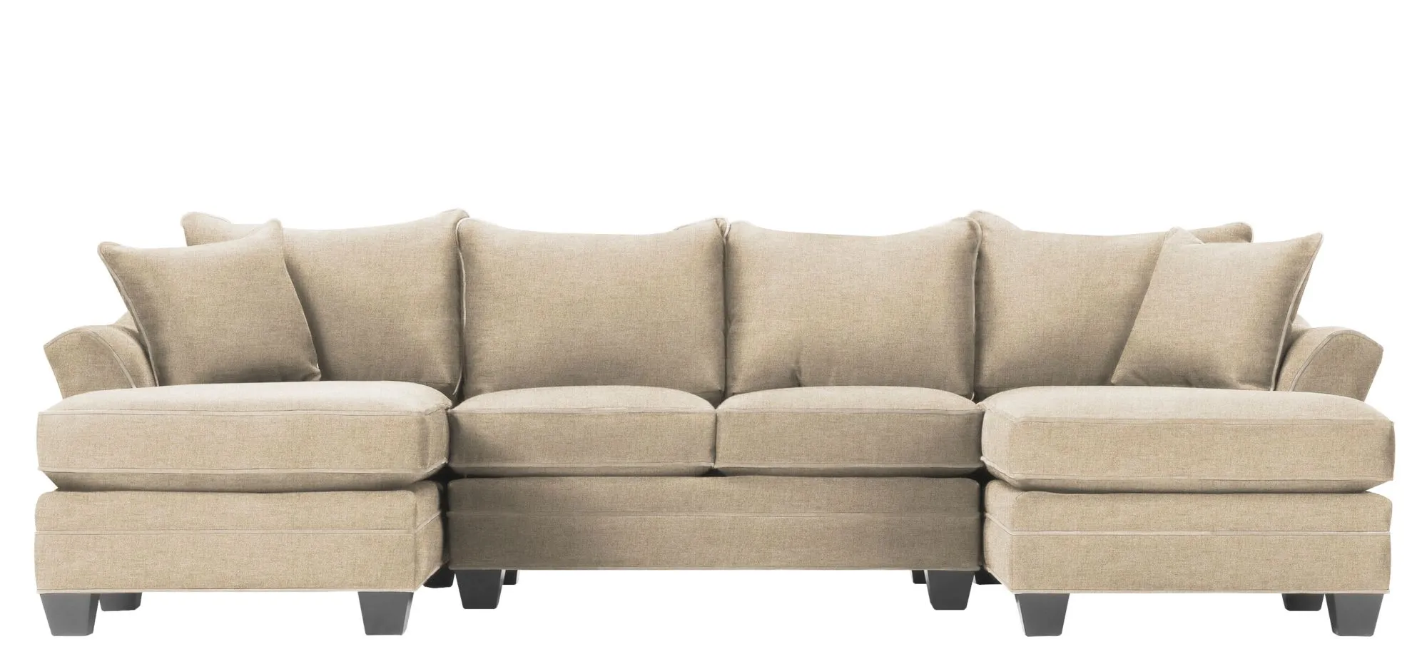 Foresthill 3-pc. Symmetrical Chaise Sectional Sofa in Santa Rosa Linen by H.M. Richards
