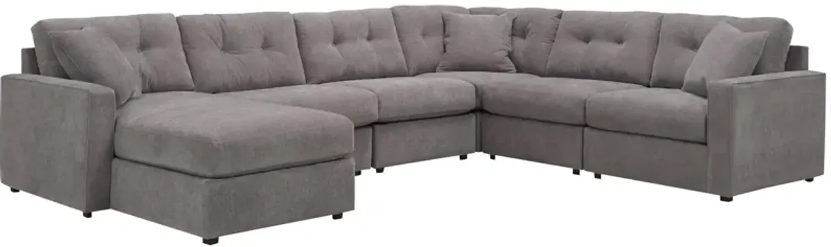 ModularOne 6-pc. Sectional in Granite by H.M. Richards