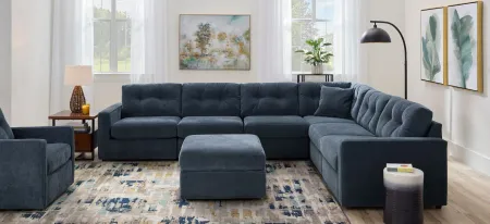 ModularOne 6-pc. Sectional in Navy by H.M. Richards