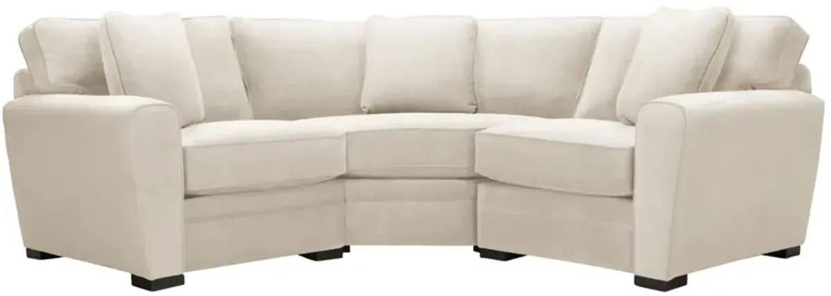 Artemis II 3-pc. Sectional in Gypsy Cream by Jonathan Louis