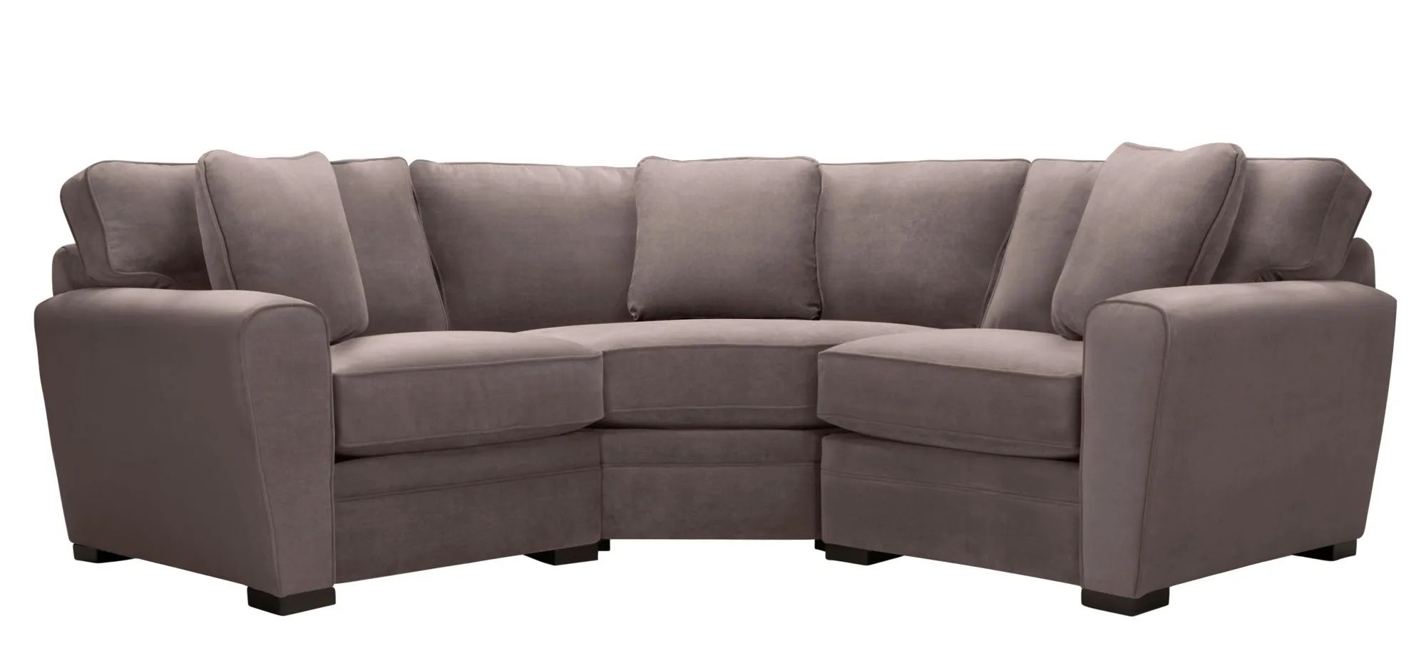 Artemis II 3-pc. Symmetrical Sectional Sofa in Gypsy Truffle by Jonathan Louis