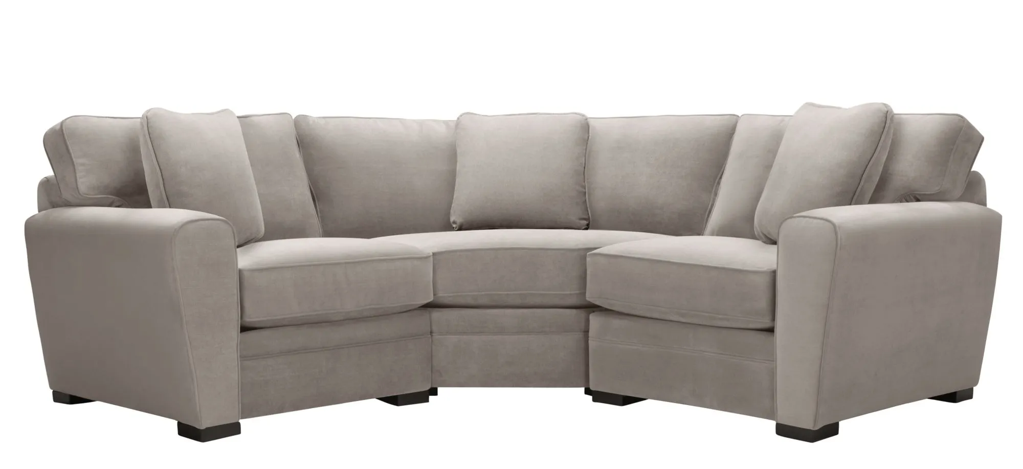 Artemis II 3-pc. Symmetrical Sectional Sofa in Gypsy Platinum by Jonathan Louis