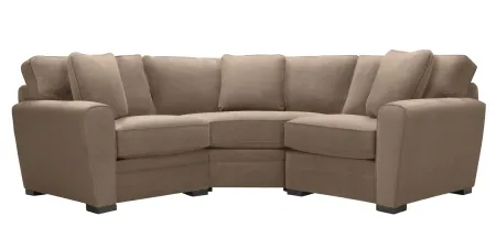 Artemis II 3-pc. Symmetrical Sectional Sofa in Gypsy Taupe by Jonathan Louis