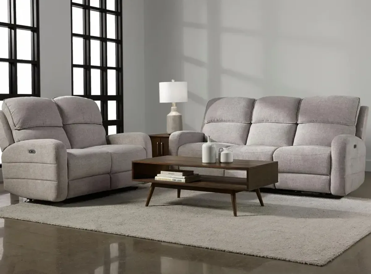 Everitt Chenille 2-pc. Power Sofa & Loveseat