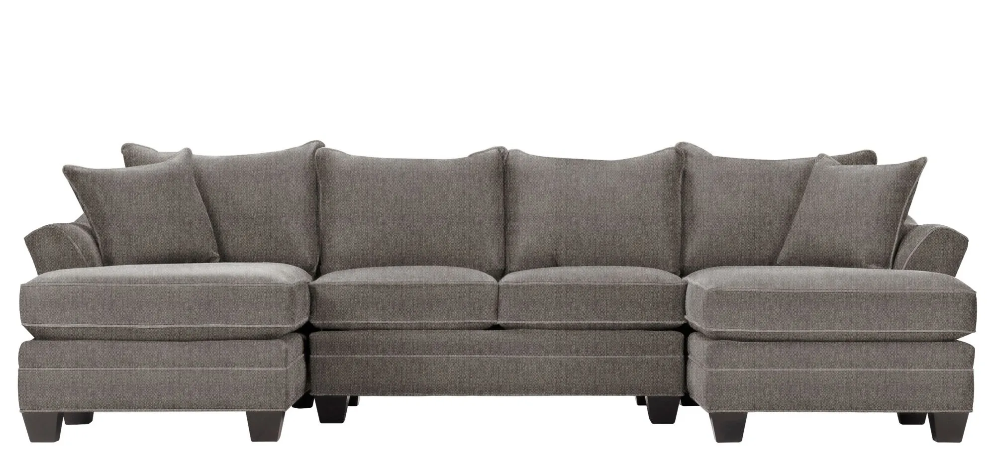 Foresthill 3-pc. Symmetrical Chaise Sectional Sofa in Sugar Shack Stone by H.M. Richards