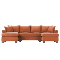 Foresthill 3-pc. Symmetrical Chaise Sectional Sofa in Santa Rosa Adobe by H.M. Richards