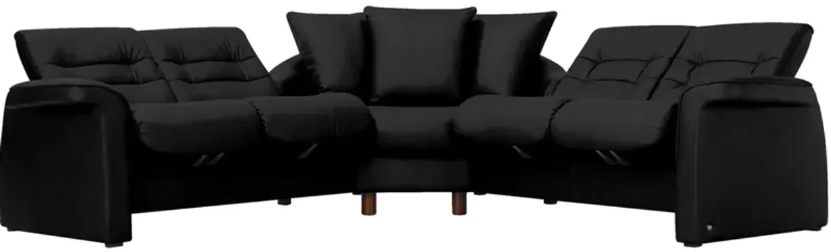 Stressless Sapphire 3-pc. Leather Reclining Sectional Sofa