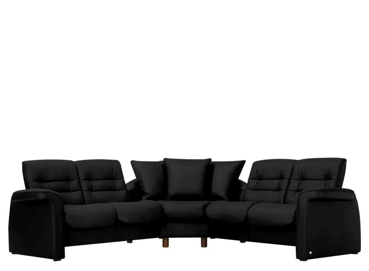 Stressless Sapphire 3-pc. Leather Reclining Sectional Sofa