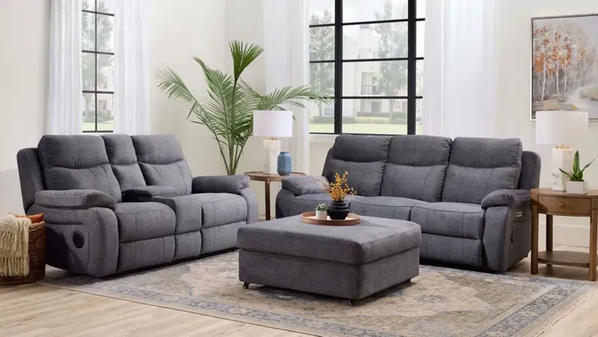 Talan Living Room Set in Gray by Bellanest