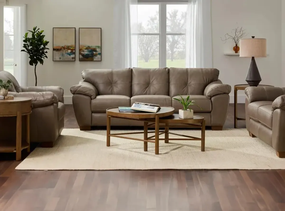 Bosco Living Room Set in Taupe by Chateau D'Ax