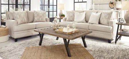 Clarion 2-pc. Sofa and Loveseat Set in Off-White by Ashley Furniture
