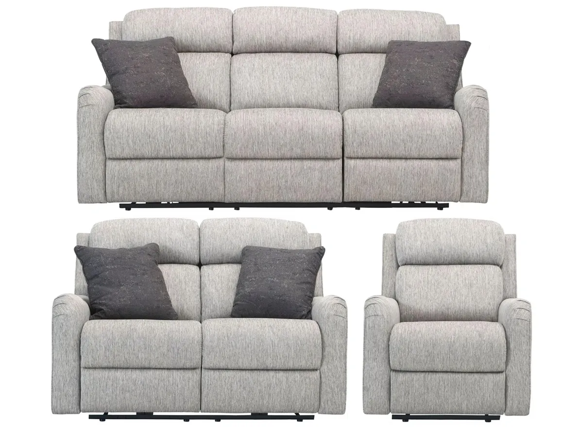 Waverly Living Room Set in Gray by Bellanest