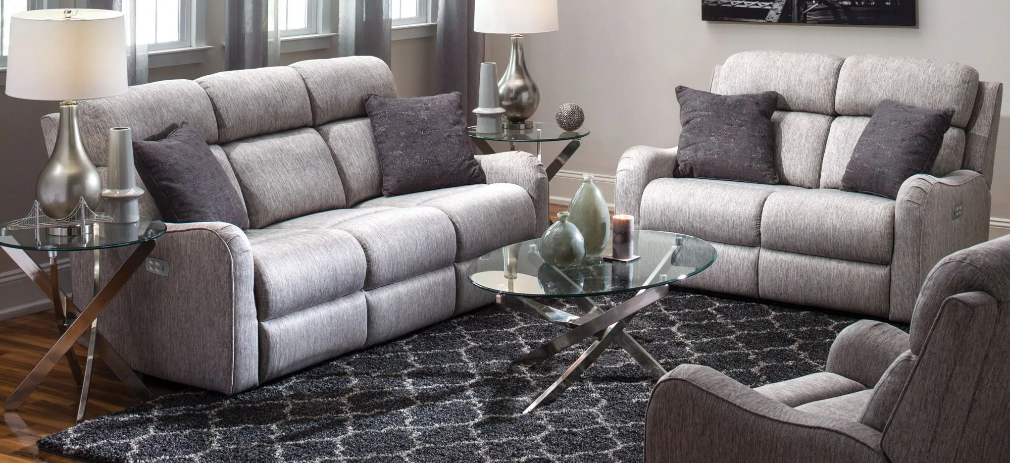 Waverly 2pc. Power Sofa and Loveseat Set