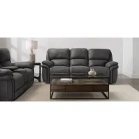 Skye 2-pc. Microfiber Power Sofa and Loveseat Set in Gray by Bellanest