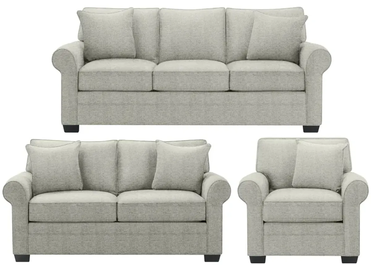 Glendora 3-pc. Sofa, Loveseat & Chair Set