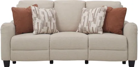 Dillon Power-Reclining 2-pc. Sofa and Loveseat Set in Beige by Bellanest
